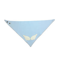 Angel embroidered triangle scarf