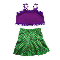 OEM&ODM Baby bright fish scale skirt